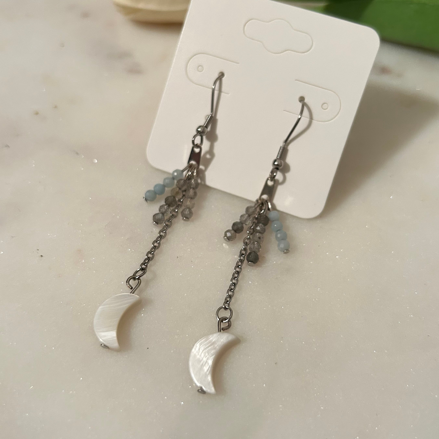 Moon Dangle Earrings